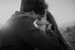 Wild and free engagement at Terrace Hill, in the Central Coast of California San Luis Obispo California Wedding Photographer