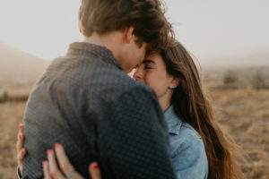 Wild and free engagement at Terrace Hill, in the Central Coast of California San Luis Obispo California Wedding Photographer