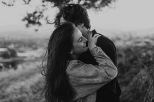 Wild and free engagement at Terrace Hill, in the Central Coast of California San Luis Obispo California Wedding Photographer