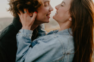 Wild and free engagement at Terrace Hill, in the Central Coast of California San Luis Obispo California Wedding Photographer