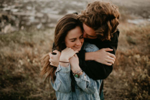 Wild and free engagement at Terrace Hill, in the Central Coast of California San Luis Obispo California Wedding Photographer