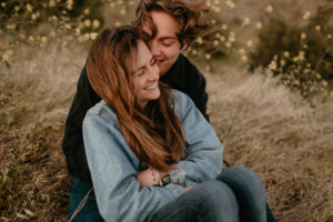 Wild and free engagement at Terrace Hill, in the Central Coast of California San Luis Obispo California Wedding Photographer