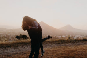 Wild and free engagement at Terrace Hill, in the Central Coast of California San Luis Obispo California Wedding Photographer