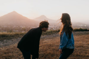 Wild and free engagement at Terrace Hill, in the Central Coast of California San Luis Obispo California Wedding Photographer