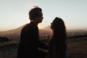 Wild and free engagement at Terrace Hill, in the Central Coast of California San Luis Obispo California Wedding Photographer