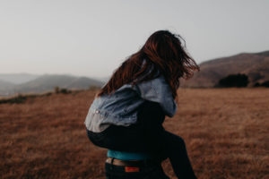Wild and free engagement at Terrace Hill, in the Central Coast of California San Luis Obispo California Wedding Photographer