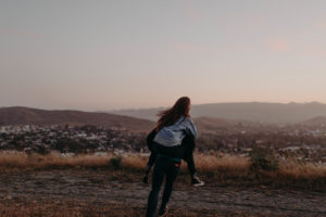 Wild and free engagement at Terrace Hill, in the Central Coast of California San Luis Obispo California Wedding Photographer