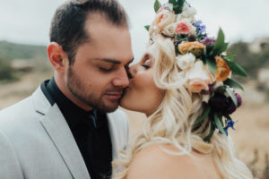 A colorful greenhouse wedding at the five crowns in Corona Del Mar and Crystal cove, California