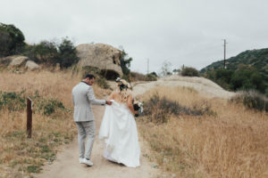 A colorful greenhouse wedding at the five crowns in Corona Del Mar and Crystal cove, California
