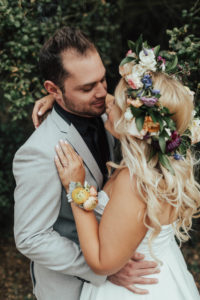 A colorful greenhouse wedding at the five crowns in Corona Del Mar and Crystal cove, California