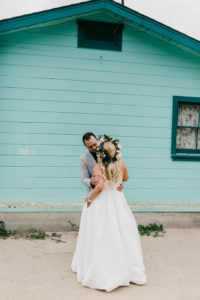 A colorful greenhouse wedding at the five crowns in Corona Del Mar and Crystal cove, California