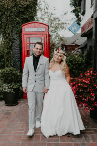 A colorful greenhouse wedding at the five crowns in Corona Del Mar and Crystal cove, California