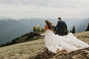 A wild and adventurous wedding at Hurricane Ridge in Olympic National Park by Kadi Tobin