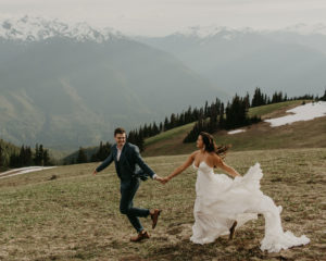 A wild and adventurous wedding at Hurricane Ridge in Olympic National Park by Kadi Tobin