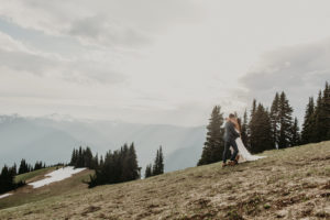 A wild and adventurous wedding at Hurricane Ridge in Olympic National Park by Kadi Tobin