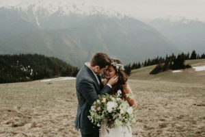 A wild and adventurous wedding at Hurricane Ridge in Olympic National Park by Kadi Tobin