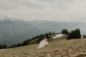 A wild and adventurous wedding at Hurricane Ridge in Olympic National Park by Kadi Tobin