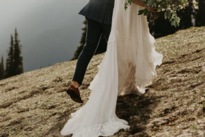 A wild and adventurous wedding at Hurricane Ridge in Olympic National Park by Kadi Tobin