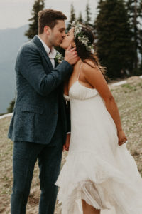 A wild and adventurous wedding at Hurricane Ridge in Olympic National Park by Kadi Tobin