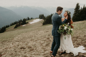A wild and adventurous wedding at Hurricane Ridge in Olympic National Park by Kadi Tobin