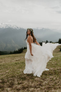 A wild and adventurous wedding at Hurricane Ridge in Olympic National Park by Kadi Tobin