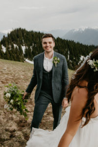 A wild and adventurous wedding at Hurricane Ridge in Olympic National Park by Kadi Tobin