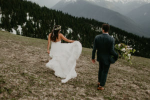 A wild and adventurous wedding at Hurricane Ridge in Olympic National Park by Kadi Tobin