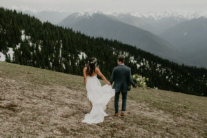 A wild and adventurous wedding at Hurricane Ridge in Olympic National Park by Kadi Tobin