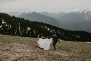 A wild and adventurous wedding at Hurricane Ridge in Olympic National Park by Kadi Tobin