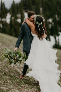 A wild and adventurous wedding at Hurricane Ridge in Olympic National Park by Kadi Tobin