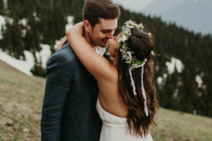A wild and adventurous wedding at Hurricane Ridge in Olympic National Park by Kadi Tobin