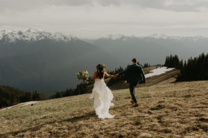 A wild and adventurous wedding at Hurricane Ridge in Olympic National Park by Kadi Tobin