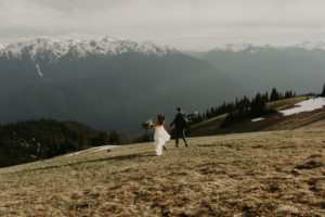 A wild and adventurous wedding at Hurricane Ridge in Olympic National Park by Kadi Tobin