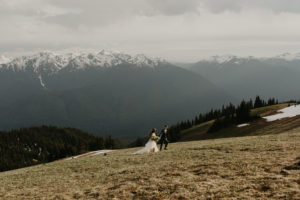 A wild and adventurous wedding at Hurricane Ridge in Olympic National Park by Kadi Tobin