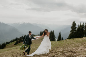 A wild and adventurous wedding at Hurricane Ridge in Olympic National Park by Kadi Tobin