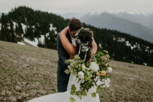 A wild and adventurous wedding at Hurricane Ridge in Olympic National Park by Kadi Tobin
