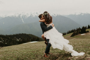 A wild and adventurous wedding at Hurricane Ridge in Olympic National Park by Kadi Tobin