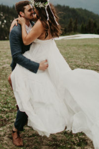 A wild and adventurous wedding at Hurricane Ridge in Olympic National Park by Kadi Tobin