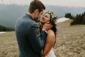 A wild and adventurous wedding at Hurricane Ridge in Olympic National Park by Kadi Tobin