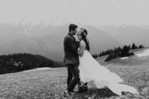 A wild and adventurous wedding at Hurricane Ridge in Olympic National Park by Kadi Tobin