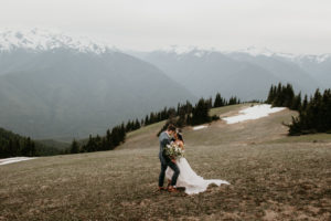 A wild and adventurous wedding at Hurricane Ridge in Olympic National Park by Kadi Tobin