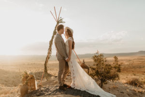 Western Bohemian wedding inspiration in Joshua Tree by Kadi Tobin