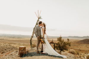 Western Bohemian wedding inspiration in Joshua Tree by Kadi Tobin