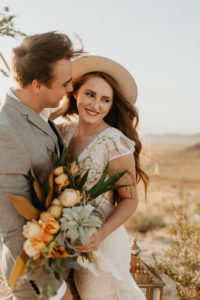 Western Bohemian wedding inspiration in Joshua Tree by Kadi Tobin