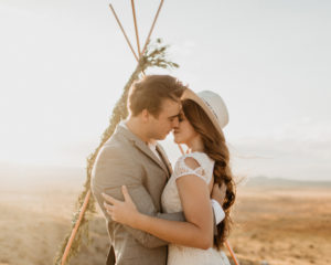 Western Bohemian wedding inspiration in Joshua Tree by Kadi Tobin