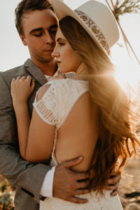 Western Bohemian wedding inspiration in Joshua Tree by Kadi Tobin