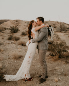 Western Bohemian wedding inspiration in Joshua Tree by Kadi Tobin