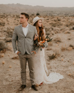 Western Bohemian wedding inspiration in Joshua Tree by Kadi Tobin