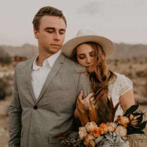 Western Bohemian wedding inspiration in Joshua Tree by Kadi Tobin