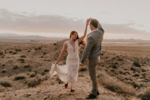 Western Bohemian wedding inspiration in Joshua Tree by Kadi Tobin